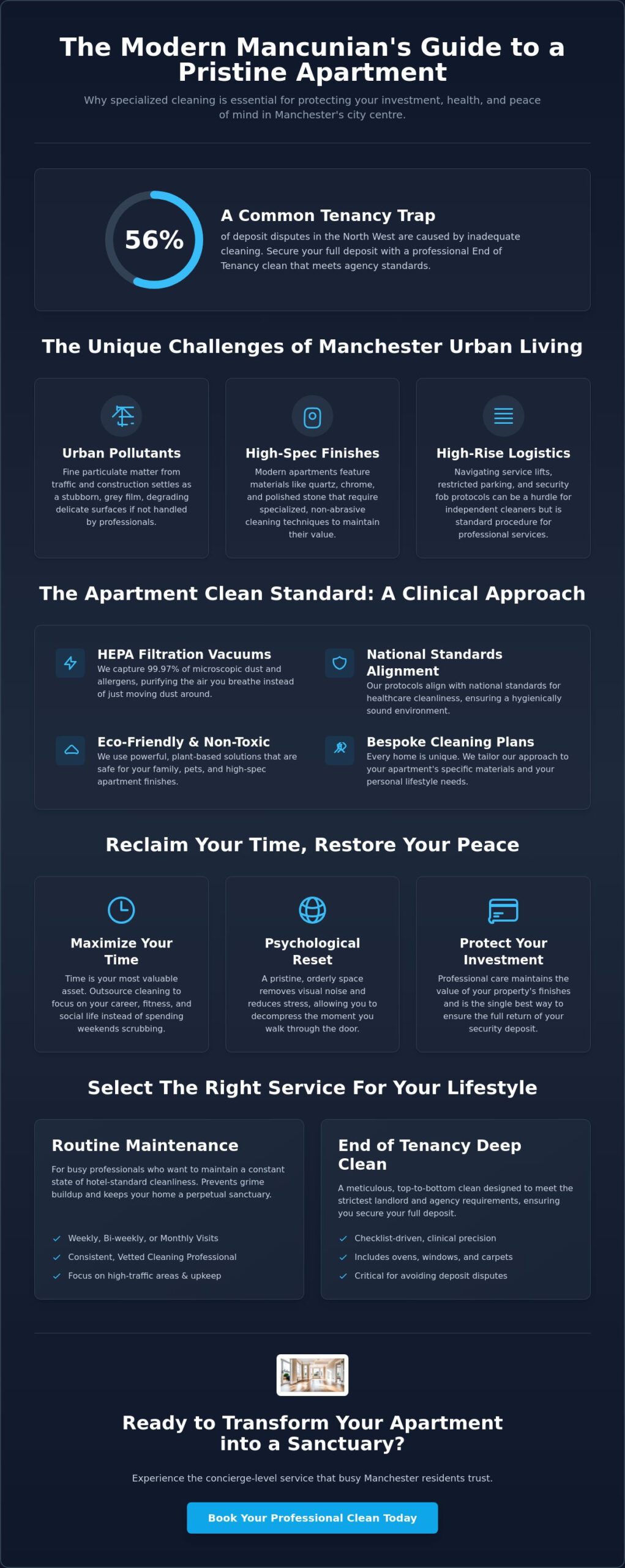 Apartment Cleaning Services Manchester: The 2026 Guide to Premium Urban Care