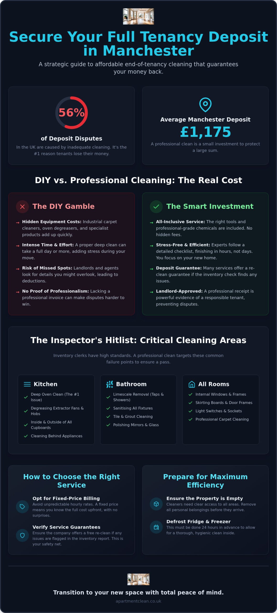 Budget End of Tenancy Cleaning Manchester: Secure Your Deposit for Less